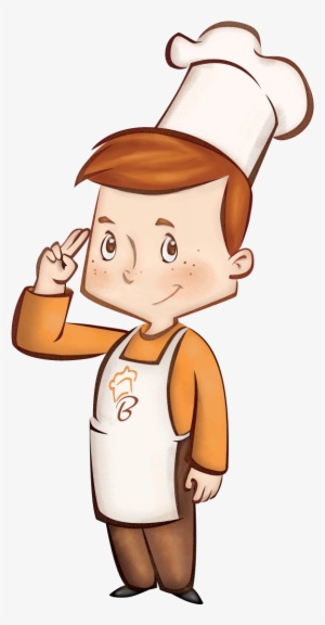 Created A Super Cute Trademarked Character For Baker - Cartoon Baker Png #2387596