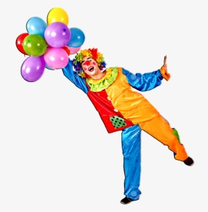 Cumpleaños Png-3 - Clown And Balloons #2387705