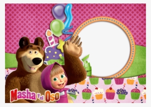 Invitaciones De Masha Y El Oso #2387933