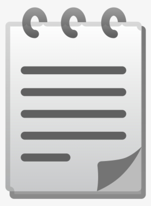Download Svg Download Png - Notizblock Emoji #2387976