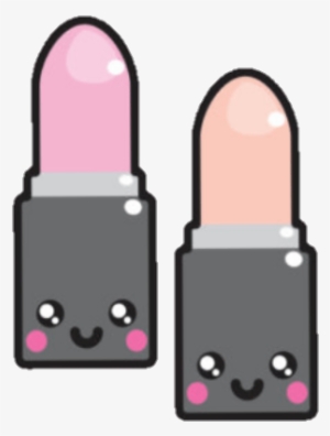 Picture Transparent Stock Cute Lipstick Labial - Kawaii Lipstick Cartoon #2388534