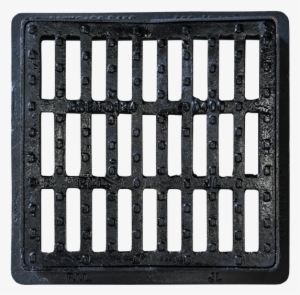 Square Concave Gully Grating With Frame Gc - Grille En Fonte #2389396