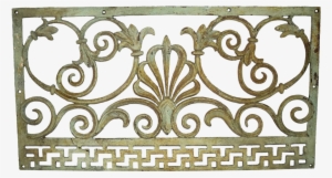 Ornate Large Antique Cast Iron Victorian Fireplace - Fireplace #2389557