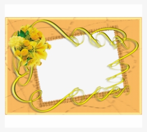 08 May 2011 - Moldura Com Flor Amarela #2390177