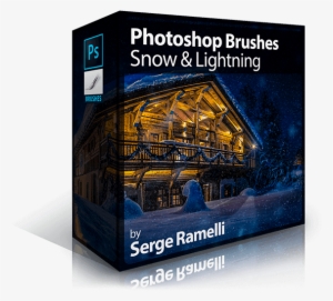 Snow & Lightning - Black And White Artistic Brochure #2391035