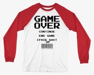 Game Over Men's Baseball T-shirt - Anything You Can Do I Can Do Bleeding #2391973
