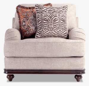 Cora Oversized Chair - Greenhouse Design Fabric B4297 Powder #2392269