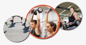 Circle Images Of People Doing Group Training - Powerlifting #2393285