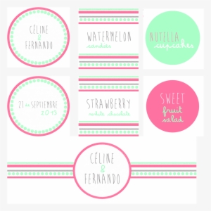 Después Comenzamos Con Los Preparativos Para La Decoración, - Pegatinas Para Candy Bar #2393326