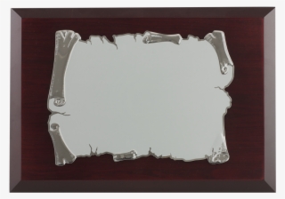 Placa De Homenaje Pergamino Plateado Sublimación Color #2393350