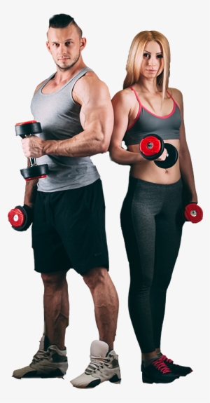 Html5 Video - Fitness Couple Png #2393395