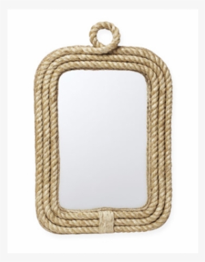 Rope Frame, Rope Mirror, Diy Mirror, Nautical Nursery - Pendant #2393599