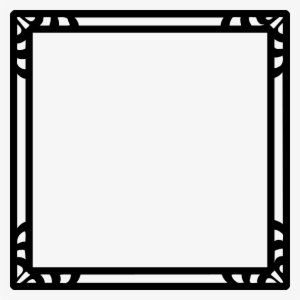 白黒 枠 イラスト 星 #2393622