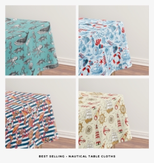 Muscheln Und Anker-muster Tischdecke #2393715