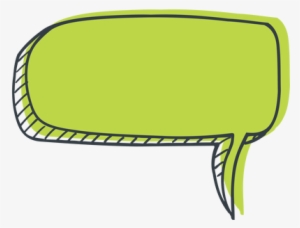 Burbuja De Diálogo Verde - Speech Bubble Png Cute #2394336