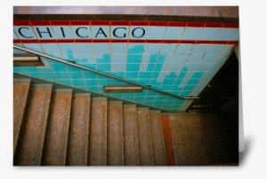 Chicago Subway Station Greeting Card - Chicago #2394340