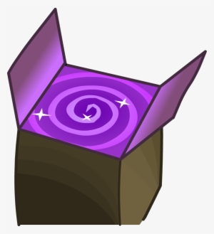 Lodge Attic Box Portal Open - Pixel Art Purple Portal Png #2394760
