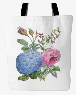 V=1491932317 - 1850's Antique English Floral Rose Bouquet Print #2396436