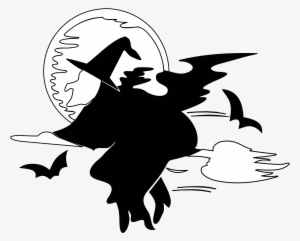 Harvest Moon Clipart Haloween - Witch Clip Art #2396833