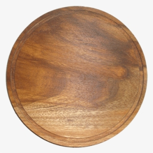 Plato Redondo De Madera - Platos De Madera Redondos #2397449