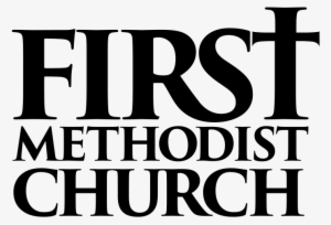 1st Meth Logo Blk Type Only - Christian Church #2398075