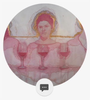 Manchas De Vino Convertidas En Arte - Visual Arts #2398700