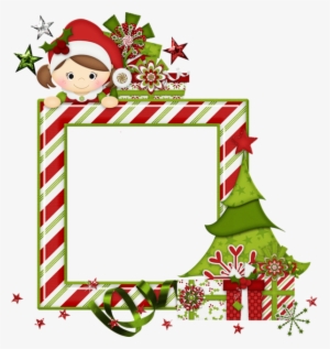 Cadres De Noel,png,frames - Christmas Elf Border Clipart #2399838
