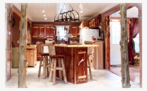 Red Cedar Kitchen Cabinets With Bar - Red Cedar Cabinets #2399865