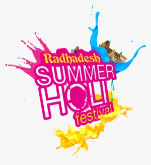 Holi Radhadesh - Holi Festival Logo Png #240059