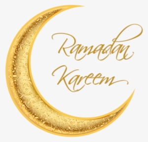 Ramadan Kareem Mubarak Golden Moon Illustration - Moon Ramadan Kareem Png #240521