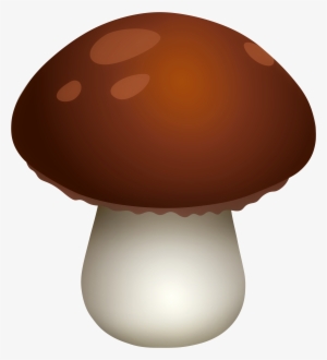 Dark Brown Mushroom Png Clipart - Mushroom Clipart #240983