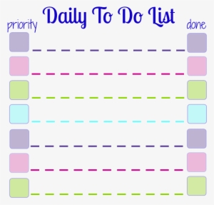 Make Your Own Daily To Do List Sticky Notes With This - Lavender #241229