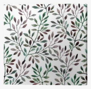 Watercolor Seamless Pattern With Tree Branches - Bobunny Dreams Of Autumn Forest Paper #241452