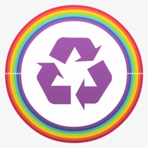 Zero Waste Symbol No Text - Blue Recycling Only Sign #241570