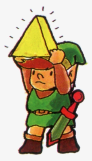 Link Holding Up A Triforce Piece - Legend Of Zelda Original Link #241597
