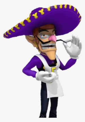 Waluigi Moustache Png - Waluigi Taco Stand Png #242122
