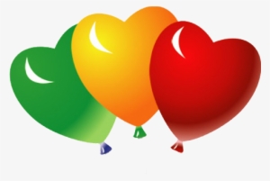 Heart Balloons Png Photo - Heart Shaped Balloons Png #242632
