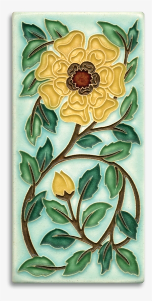 Tudor Rose, Light Blue - Tile #242983