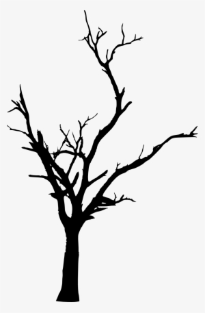 Tree-003 - Dead Tree Silhouette Clipart - Free Transparent PNG Download ...