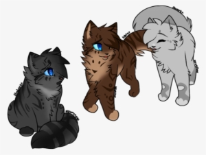 Shadowkit , Lightkit And Pouncekit By Nizumifangs - Warriors Shadowkit Lightkit Pouncekit #243263