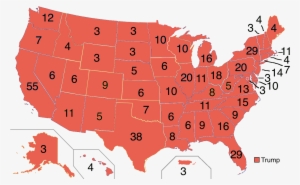 2020 Electoral Map President Trump - Corporal Punishment States #243401