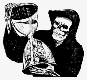 Death Computer Icons Drawing Download - Grim Reaper And Man #243428