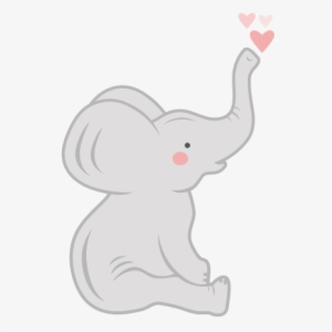 Baby - Sitting Baby Elephant Clipart #243550