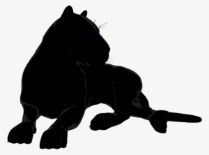 Tiger Or Big Black Cat Pose 47 By Madetobeunique On - Clip Art Black Tiger #243810