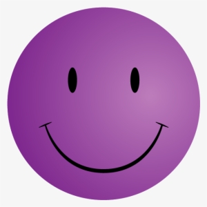 Pictures Of Smiley Face Symbols - Purple Happy Face #243979