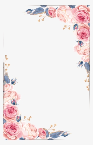 Transparent Floral Frame Png #245237