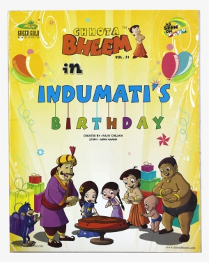 Chhota Bheem In Indumati's Birthday - Bheem Invitation Card For Birthday #245238