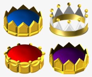 Gold, Crown, Ornate, Metal, Ornament - Gold #245444