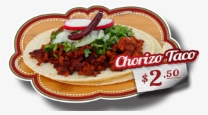 Tacos De Chorizo - Tacos De Chorizo Png #245981