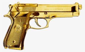 Golden Gun - Gun Png #246230